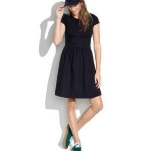 Madewell Sleeveless Ponte Little Black Dress, Mini, Size S